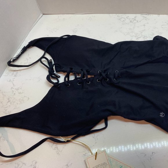 NWT Maaji Lace-Up REVERSIBLE One Piece - Picture 8 of 12